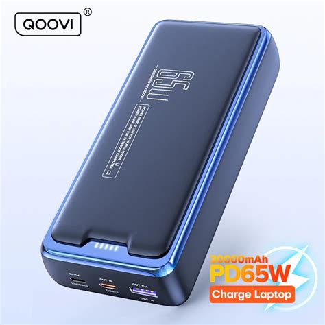 Qoovi Power Bank Mah External Battery Capacity Pd W Fast