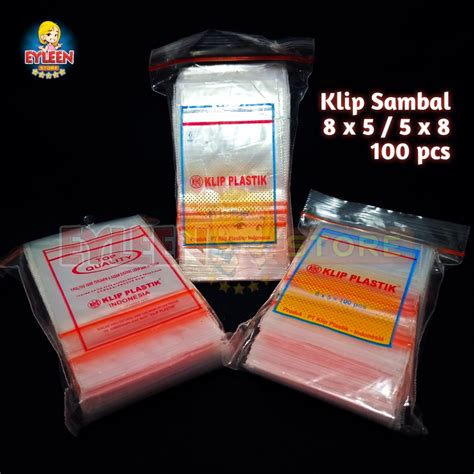 Jual Plastik Klip 5x8 Isi 100 Pcs Shopee Indonesia