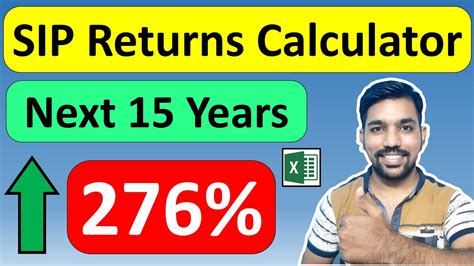 Sip Calculator Mutual Fund Returns Calculation For Next 15 Years Sip Calculator Excel In Hindi