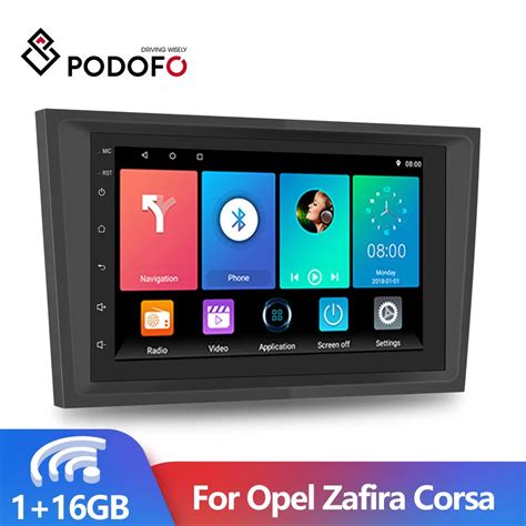 Podofo Android Din Car Gps Player For Opel Astra Antara Vectra Corsa