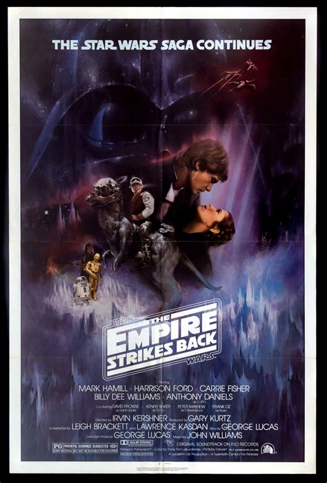 The Empire Strikes Back 1980 Original One Sheet Movie Poster