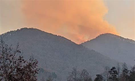 Western North Carolina Wildfire Impact And Air Quality Safety And