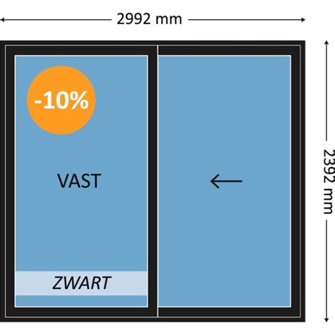 Delige Aluminium Schuifpui Std M Bestellen Kozijnmaatwerk