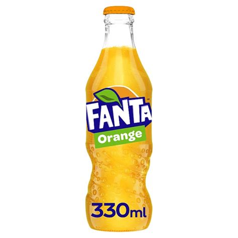 Fanta Orange 24 X 330ml Glass Bottles Adult Drinks British