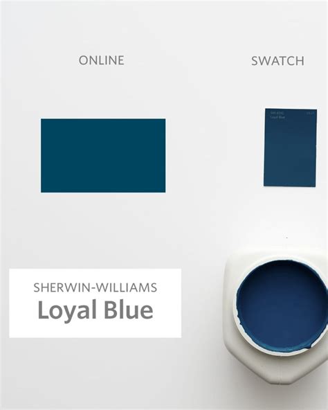 the blue paint is being used to create an interior color scheme