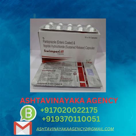 Pantoprazole Sodium Itopride Hydrochloride Capsule Pantoprazole And