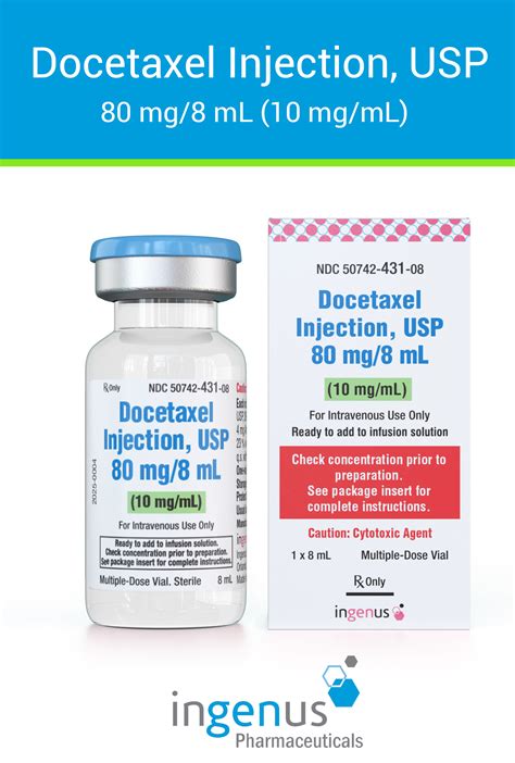 Docetaxel Injection Usp Ingenus Pharmaceutical