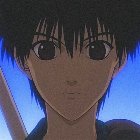 An Anime Character With Black Hair And Big Eyes Holding A Baseball Bat