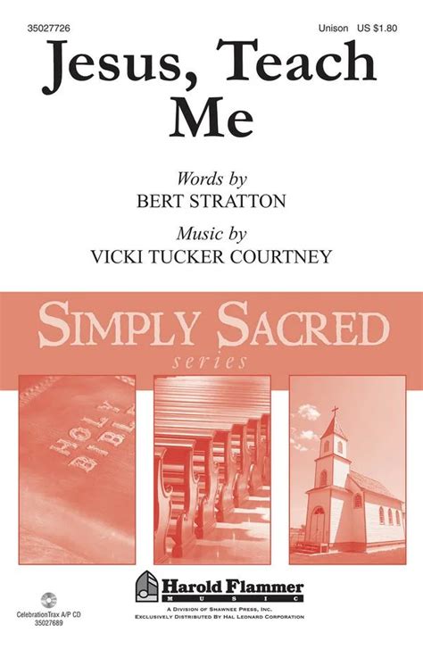 Jesus Teach Me Von Vicki Tucker Courtney Im Stretta Noten Shop Kaufen