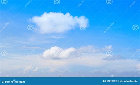 Bright Blue Sky with Clouds Stock Photo - Image of sunshine, beautiful ...