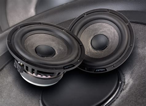 Test Car Hifi Subwoofer Chassis Eton Graphit