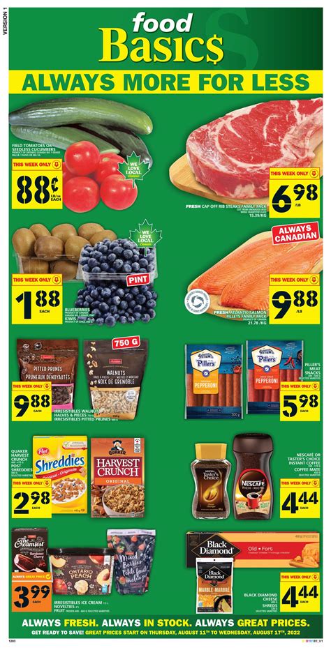 Food Basics Flyer | Food Basics grocery flyers, coupons & deals