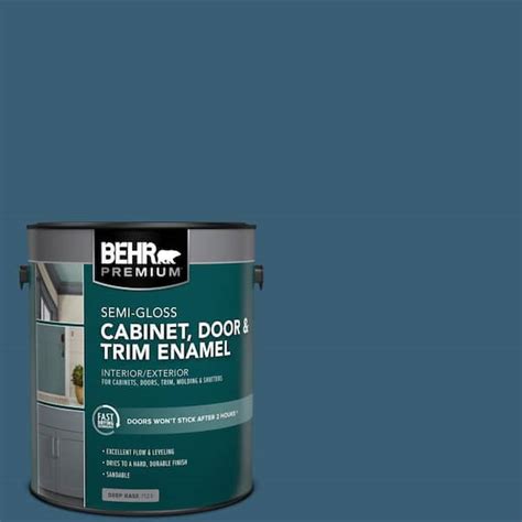 Behr Premium Gal S Superior Blue Semi Gloss Enamel Interior