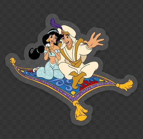 Aladdin Disney Sticker Disney Vinyl Princess Jasmine Etsy