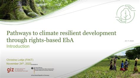 Webinar Pathways To Climate Resilient Development Through Rights Based