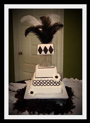 A Piece of Cake: Glam/Old Hollywood wedding cake...