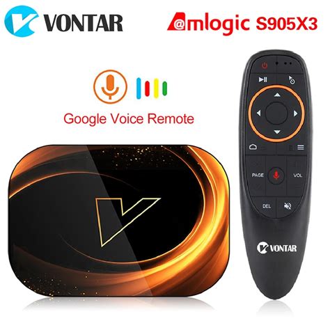 Tv Box Android Amlogic S905x3 Tv Box Amlogic S905x3 Vontar X3 4gb