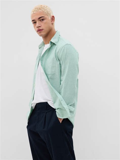 Classic Oxford Shirt In Standard Fit Gap