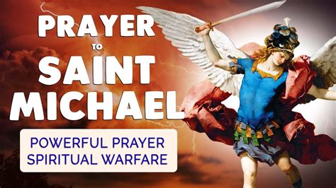 🙏 Daily Prayer To Archangel Michael 🙏 Spiritual Warfare Protection