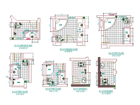 Details Bathroom In Autocad Download Cad Free 8524 Kb Bibliocad