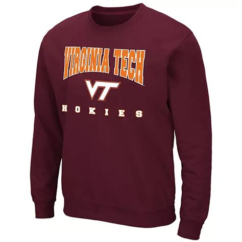 Mens Colosseum Virginia Tech Hokies Fleece Sweatshirt