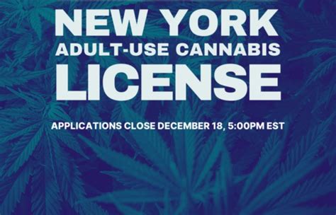 Adult Use Cannabis License Application Deadline Monday Finger Lakes