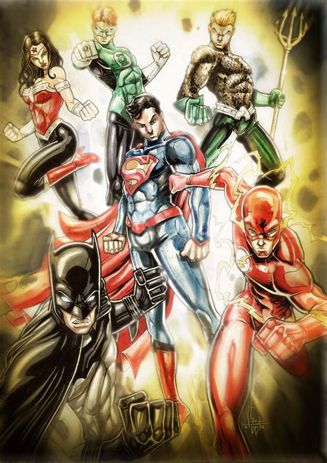 Jla By Vinz El Tabanas On Deviantart