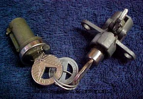 NOS Trunk Glove Locks With Keys 62 63 Ford Galaxie 61 62 63 64 Fairlane