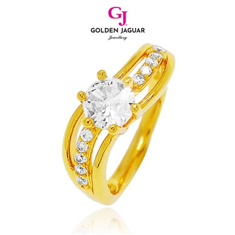 Gj Jewellery Emas Bangkok Emas Korea K Gold Plated Ring Cincin