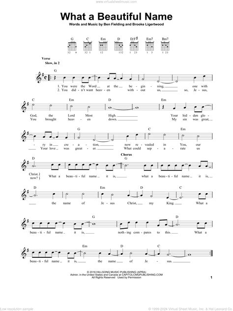 Lyrics For What A Beautiful Name 2