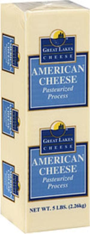 Great Lakes Cheese White American Cheese 5 Lb Nutrition Information Innit