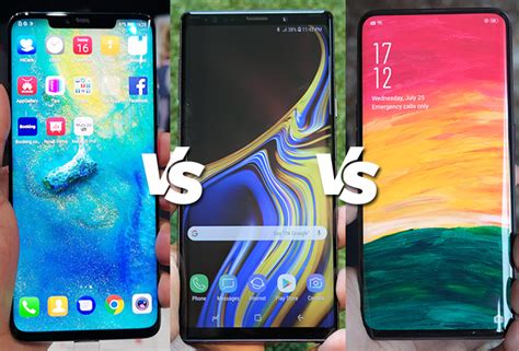 Huawei Mate Pro Vs Samsung Galaxy Note Vs Oppo Find X Specs Comparison