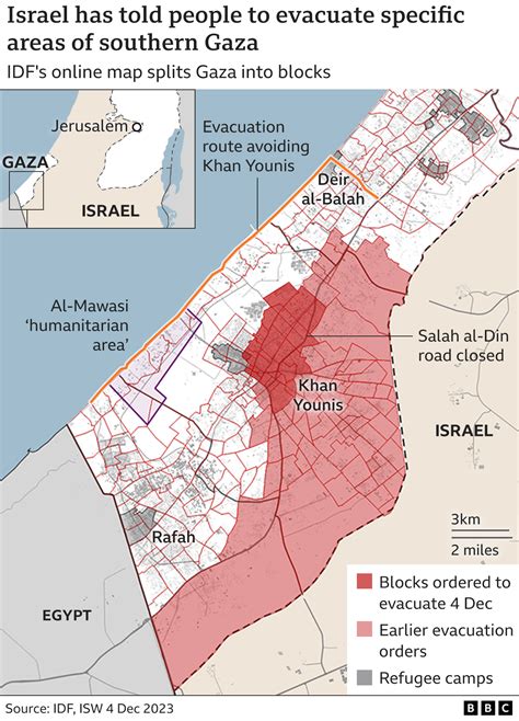 Israels New Gaza Evacuation Zones Leave Palestinians Few Places To Go