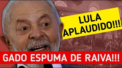 AO VIVO LULA É APLAUDIDO PELO MUNDO DURANTE DISCURSO E GERA SURTO NA