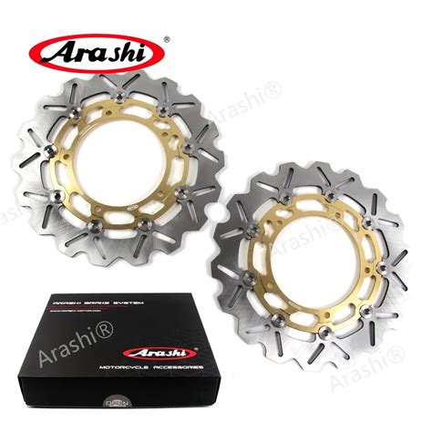 Arashi 1 Pair For YAMAHA MT09 TRACER ABS 2015 2021 CNC Front Brake Disc