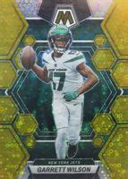 Garrett Wilson 2023 Mosaic 75 No Huddle Gold 10 Price Guide Sports