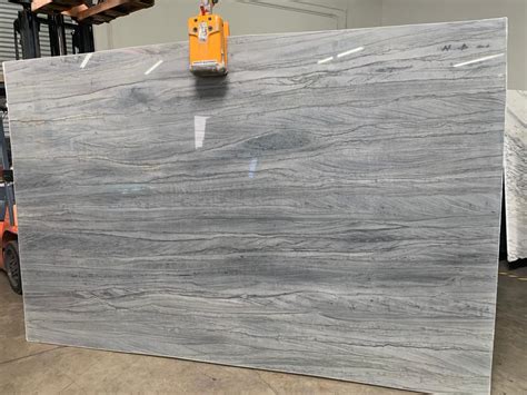 Brilliant Grey Polished Quartzite Slabs 2cm Trendy Surfaces