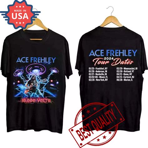 Ace Frehley's 2024 Tour Shirt, Ace Frehley Fan Shirt, Ace Frehley 2024 Concert - Walmart.com