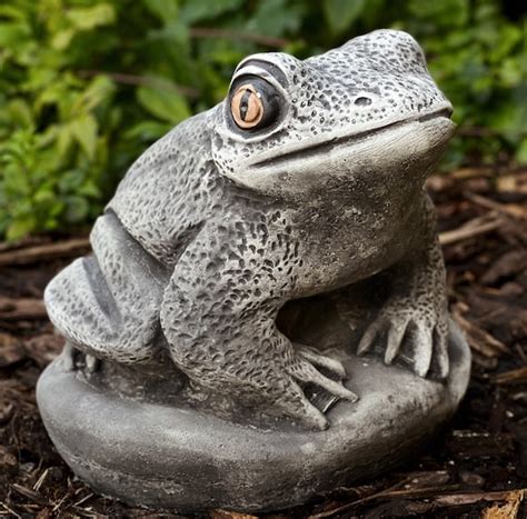 Concrete Frog Statue