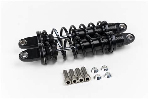 Legend Suspensions REVO 13 6 Inch Heavy Duty Shocks In Black For Harley