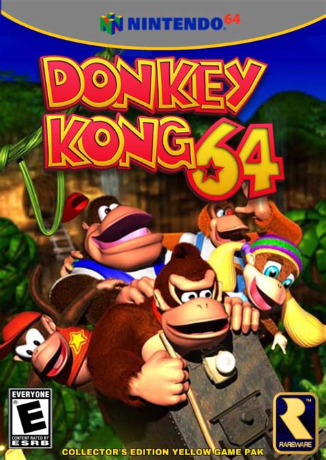 Modernizing N64 Box Art #2: Donkey Kong 64 : r/casualnintendo