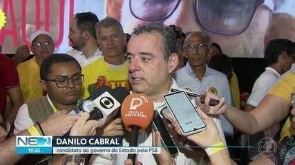 Danilo Cabral PSB é oficializado como candidato da Frente Popular ao