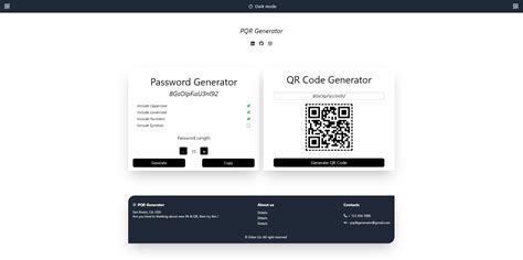 GitHub Erkanuz PQR Generator Responsive Password And QR Code