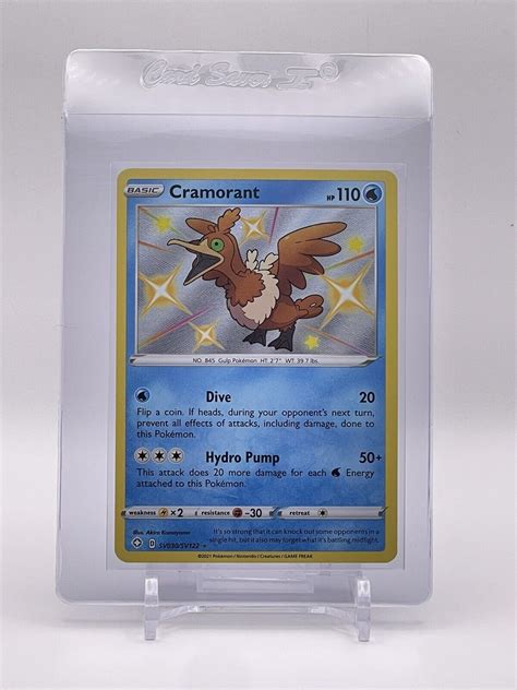 Pokémon TCG Cramorant Shining Fates SV030 SV122 Holo Shiny Holo Rare eBay