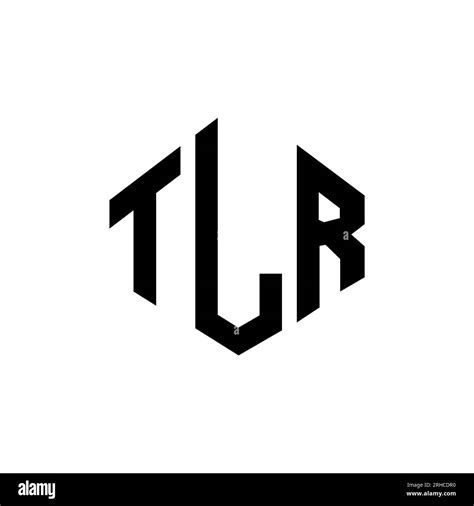 TLR letter logo design with polygon shape. TLR polygon and cube shape ...