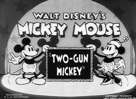 Two Gun Mickey 1934 The Internet Animation Database