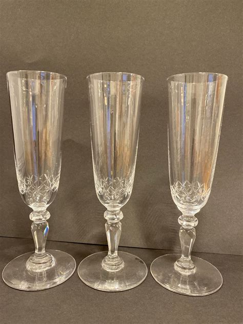 Vintage Gamle Krystall Champagneglass FINN Torget