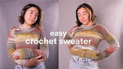 Crochet Sweater Tutorial Crochet A Pullover In 15 Hours Youtube