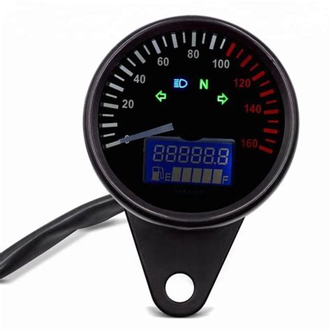 Motorbike Speedometer Craftride KTX Tachometer Universal In Black Buy Now