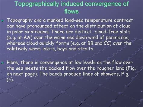 CONVECTION INITIATED OVER OCEANS CONVECTION INITIATED OVER OCEANS